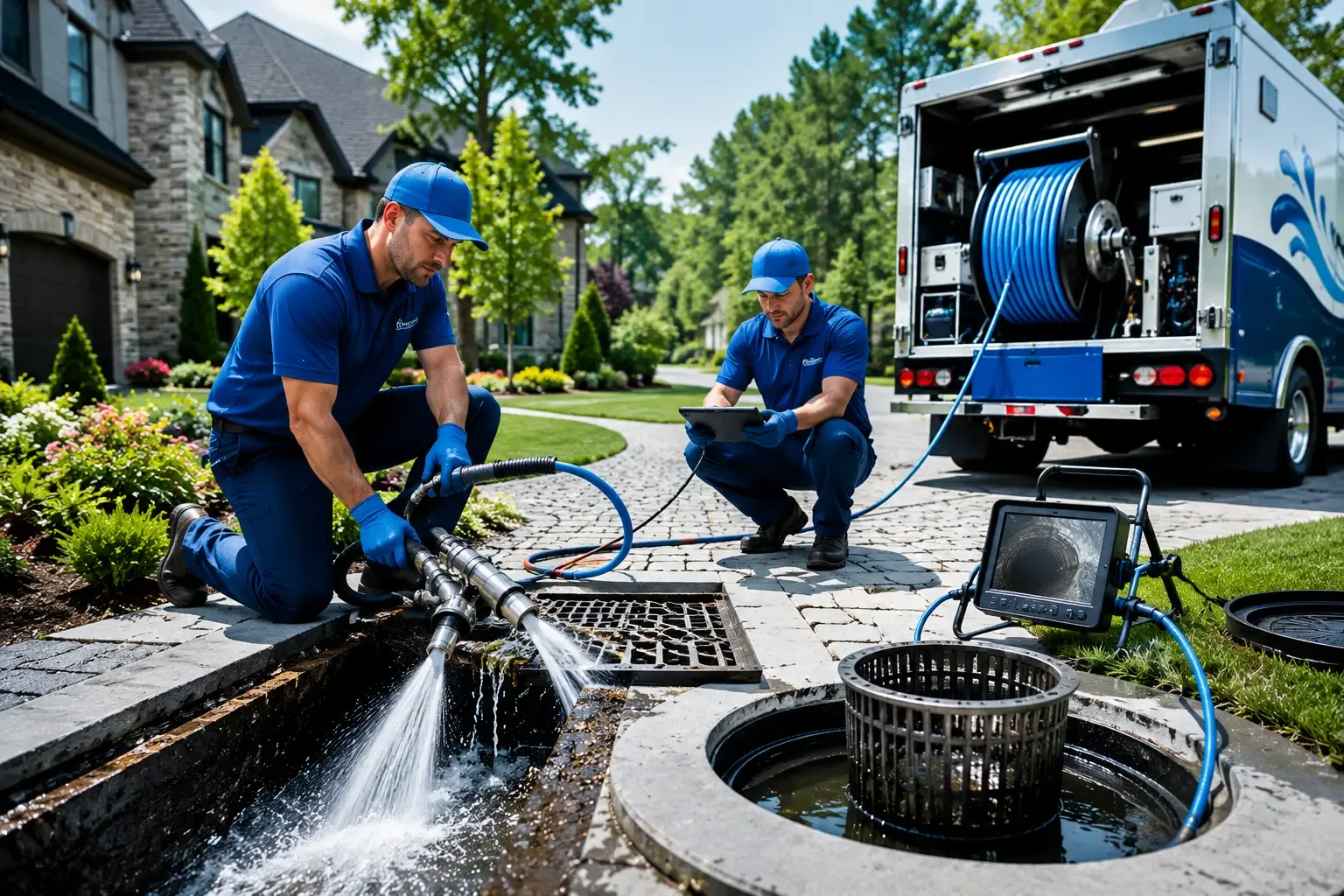 Local outdoor drain cleaning professionals in Wood River, IL